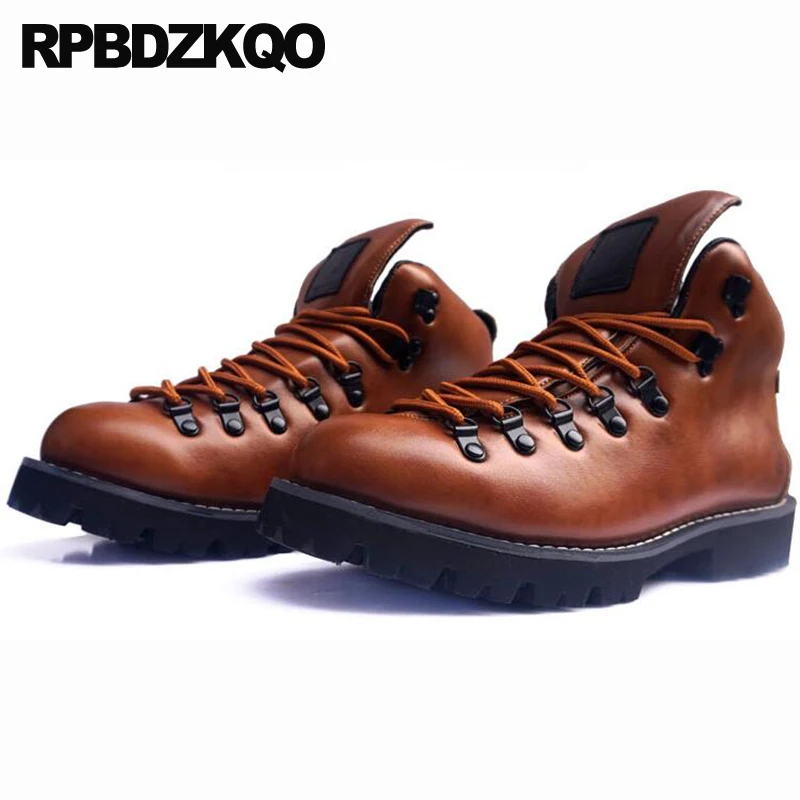 Осенние ботинки Дизайнерская мужская обувь высокого качества Модная женская на