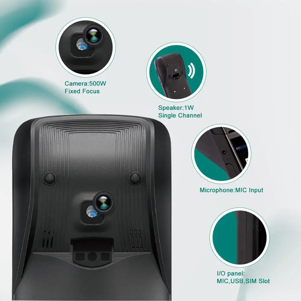 TEKLEAD Android Handheld Mobile POS with 58mm Thermal Printer NFC Bluetooth WIFI 4G Terminal |