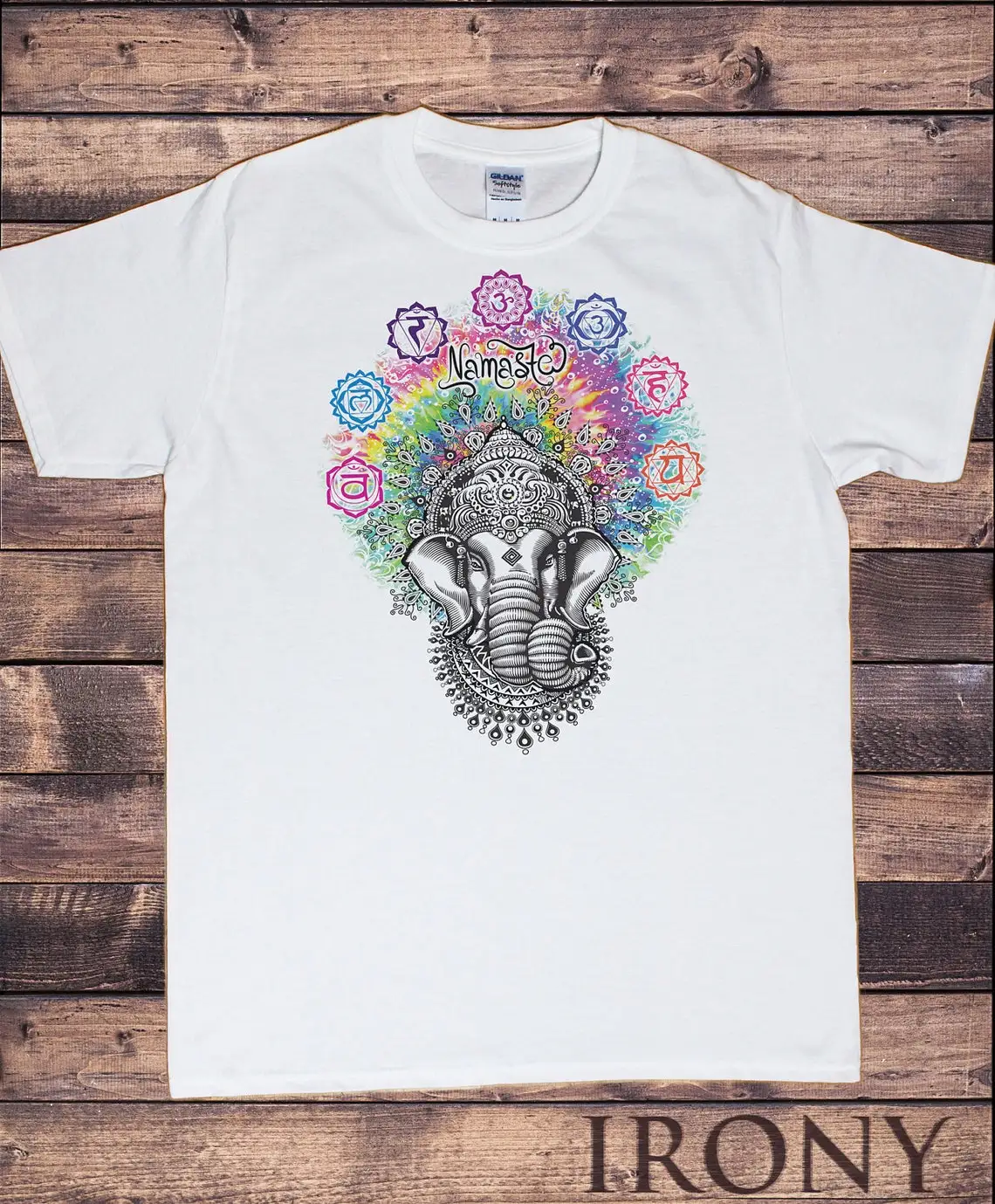 Футболка женская с принтом Будды и мандалы летняя модная футболка акварельными