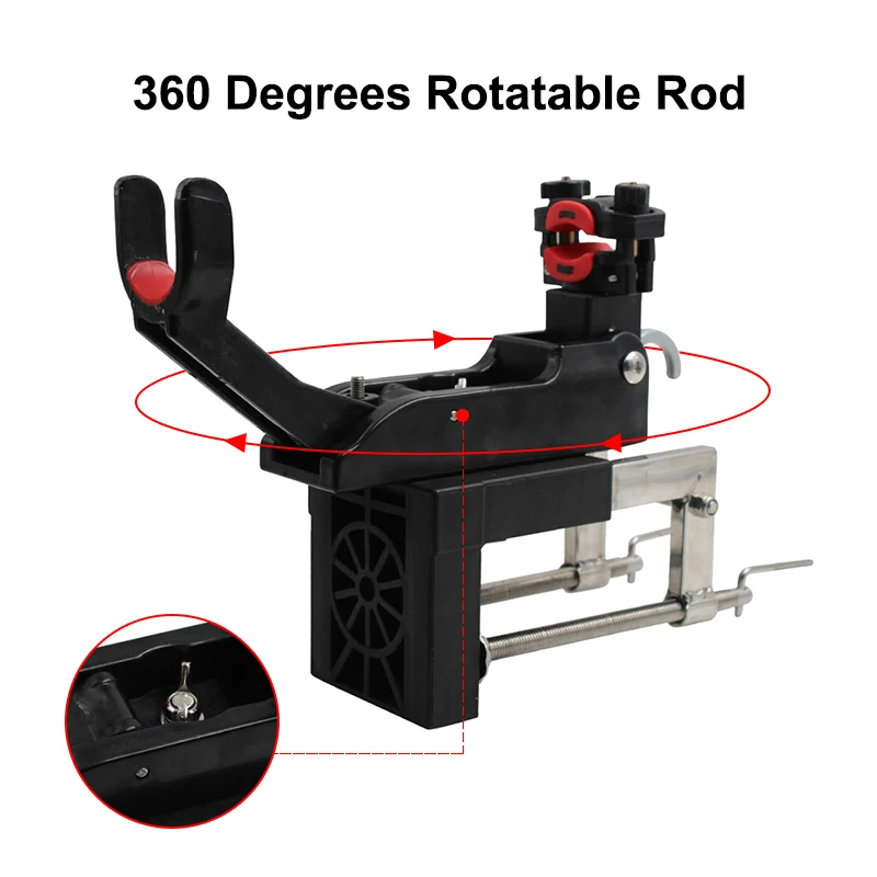 Держатель для удочки лодки и рыбалки поворот на 360 градусов|Морское оборудование|