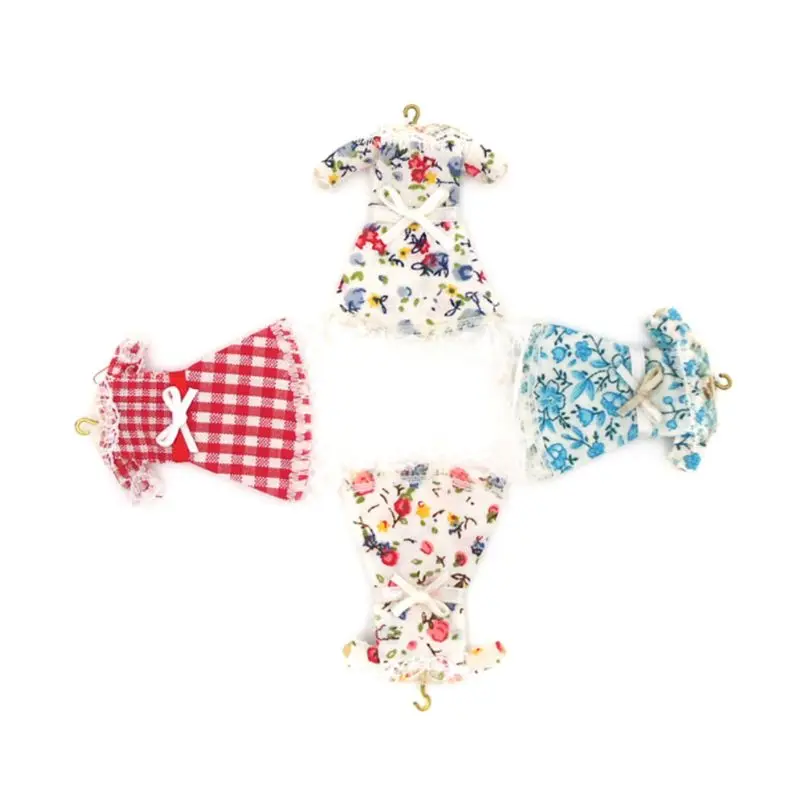 1:12 Кукольный домик миниатюрное платье костюм принцессы дом аксессуары для