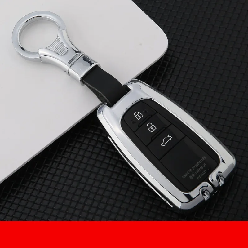 Чехол для ключей из цинкового сплава чехол Toyota Camry Corolla C HR CHR Prado 2018 защита
