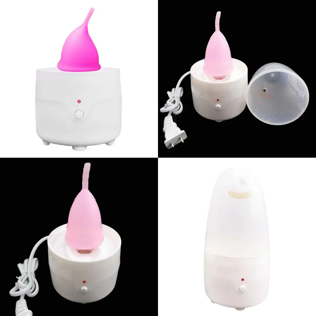 

Portable Menstrual Cup Steamer Sterilizer Kills Germs with Steam Cleans & Dries High-Temperature Electric Steam Sterilizier