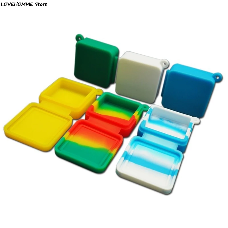 

3 шт. Bho Waxmate силиконовая Бутановая фотоемкость Гладкий масло 9 мл антипригарная восковая банка Dab