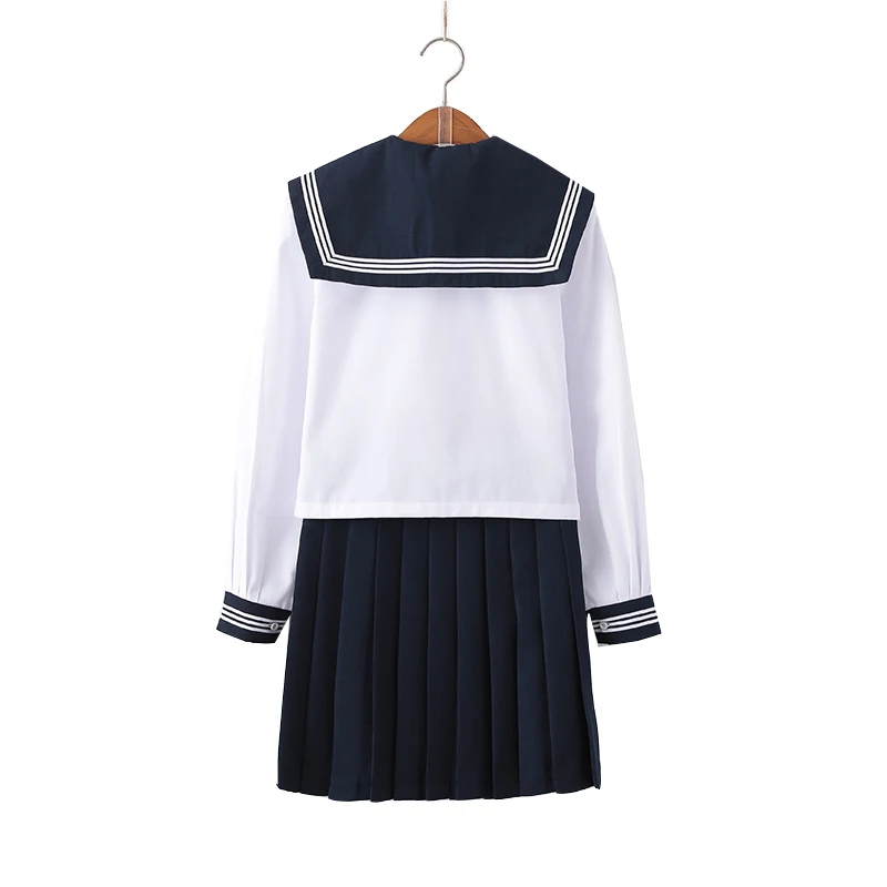 Официальная школьная форма для девочки осенняя Новинка рубашка с длинным