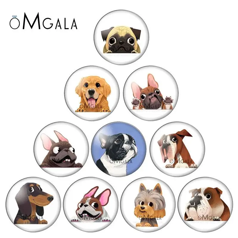 

10 шт., круглые Кабошоны с плоским основанием, 12/18/20/25 мм