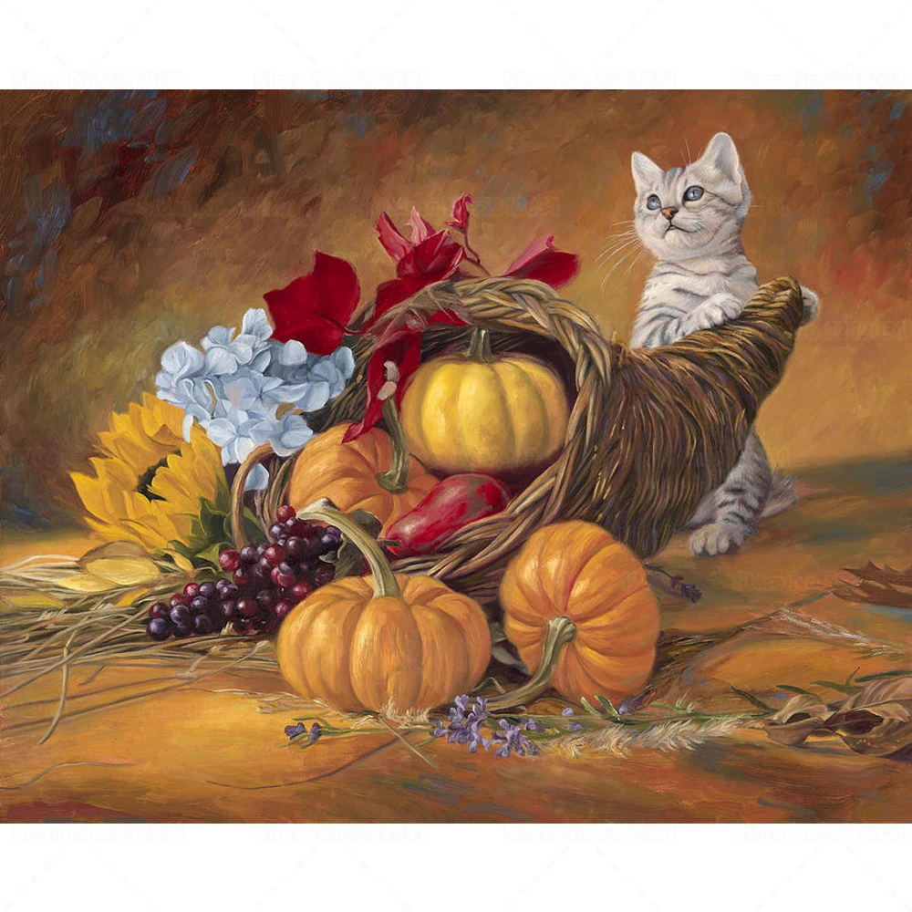 Набор для вышивки крестиком с изображением красивого полностью Квадратный