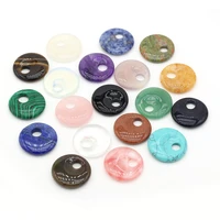 natural stone beads semi precious stones round big hole beads for jewelry making diy necklace bracelet earrings accessories 30mm