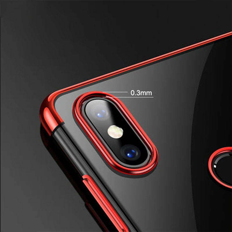 Роскошные чехлы для телефонов Xiaomi Redmi 6 Pro 6A мягкий чехол из ТПУ с прозрачным