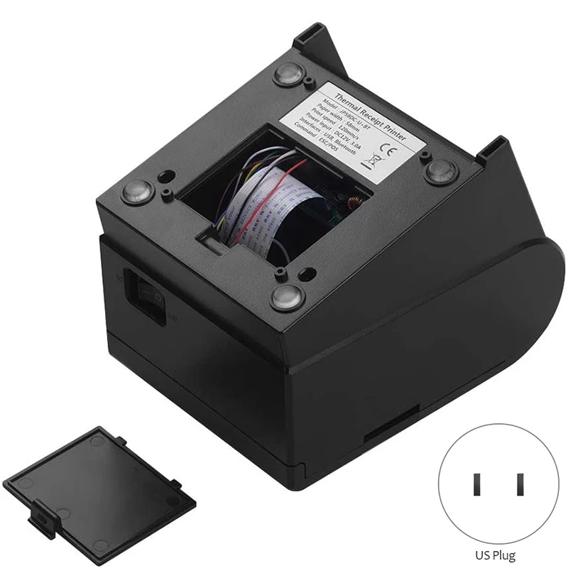

GOOJPRT JP-58DC Thermal Receipt Printer 58mm Thermal Print Paper Desktop Thermal Receipt Printers USB