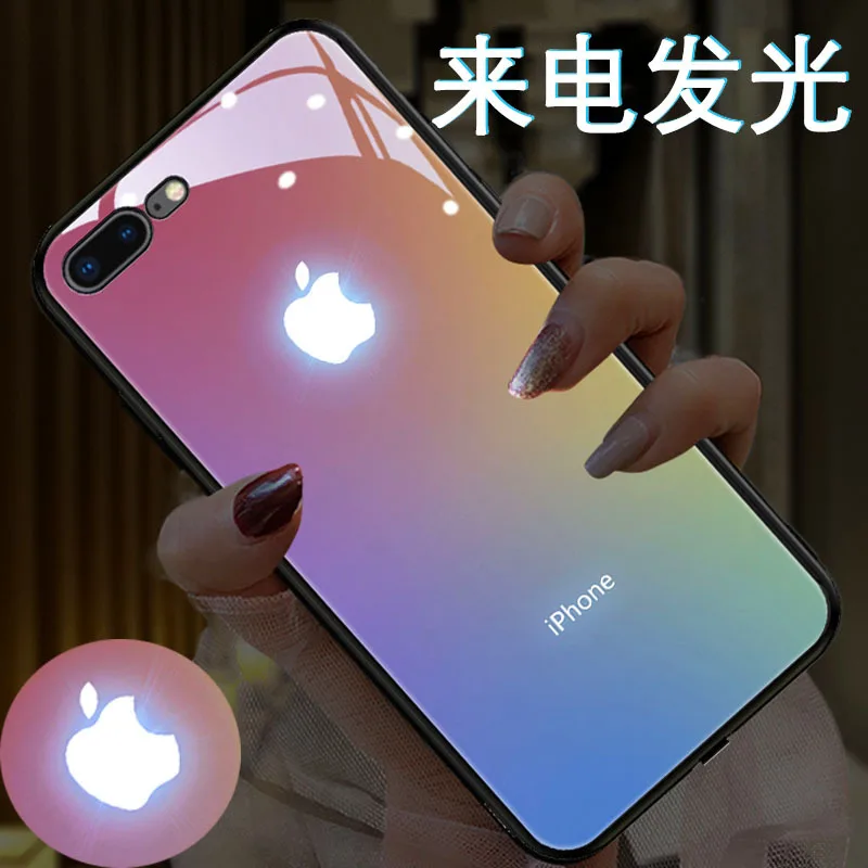 

Suitable for Apple 12 phone case glow 12promax call flash Apple 11 luminescent phone case spot simple iPhone 11 pro max case