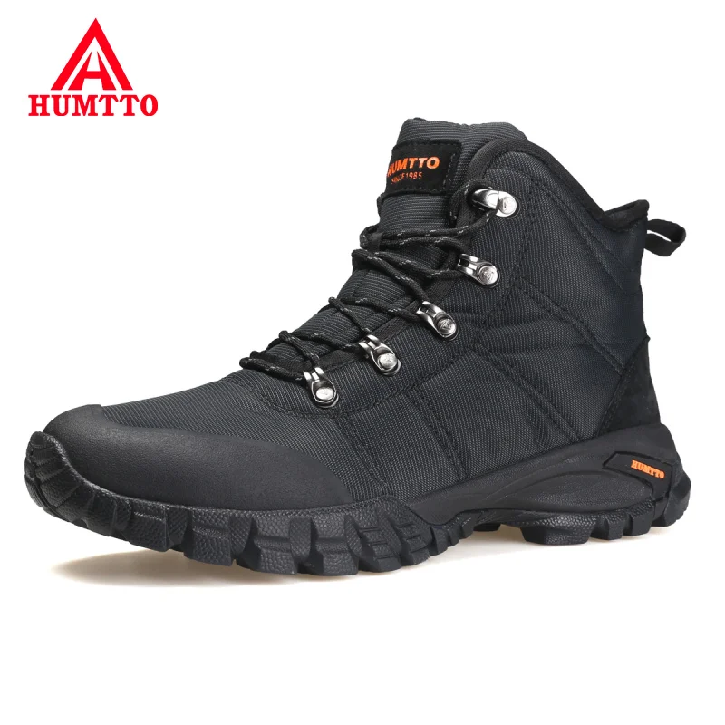 HUMTTO Hiking Shoes Waterproof Outdoor Sneakers for Men New Leather Climbing Trekking Boots Mens Sport Walking Work Man Shoes