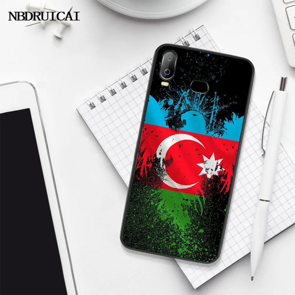 Чехол-накладка PENGHUWAN для Samsung A10 A20 A30 A40 A50 A70 A71 A51 A6 A8 2018 силикон с флагом
