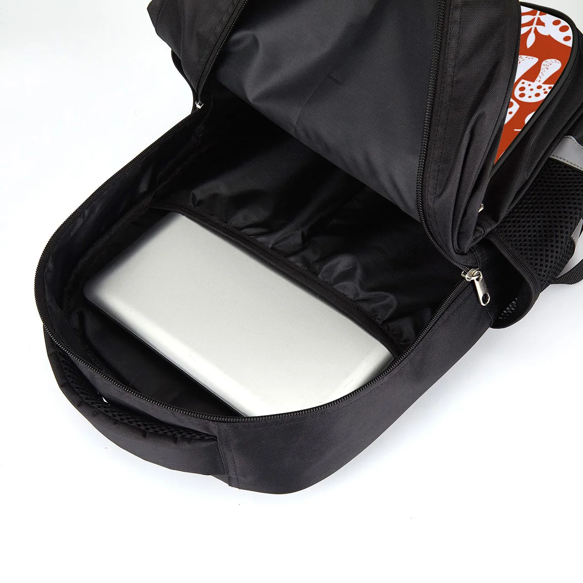 Гриб мультфильм красный природа осень ноутбук рюкзак школьная книга сумки