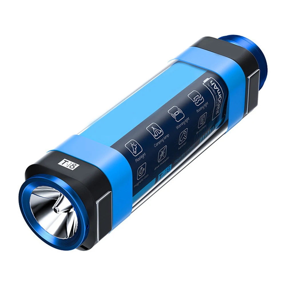 

Светодиодный перезаряжаемый фсветильник для экстренного освещения, многофункциональная уличная лампа для кемпинга, освесветильник для пл...