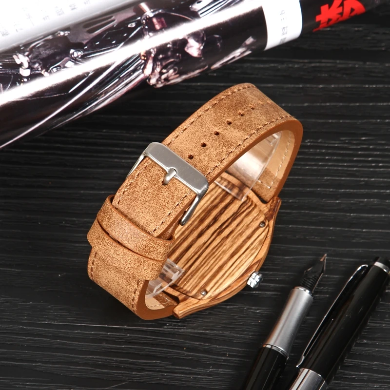 Мужские наручные часы неправильной формы креативные деревянные для женщин и