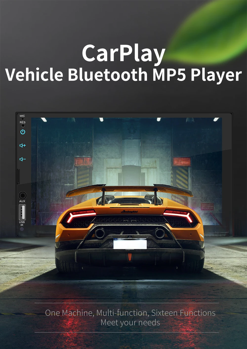 Автомагнитола 2 Din для A pple Carplay Bluetooth Android автомобильный стереоприемник 7 дюймовый