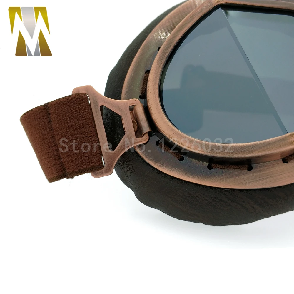 Новые универсальные винтажные байкерские мотоциклетные очки для шлема с