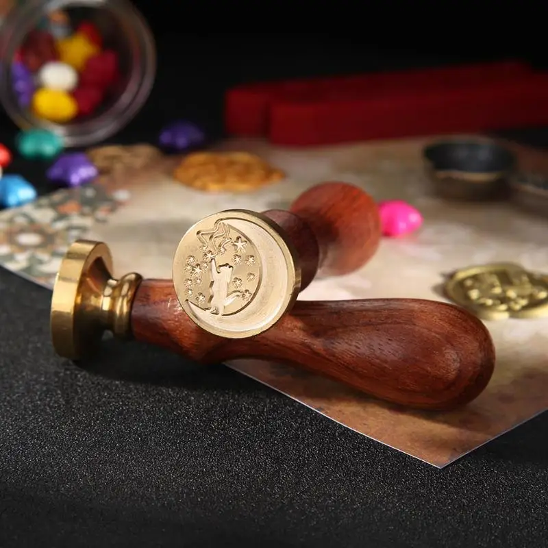 1 шт. ретро печать воска животных деревянный штамп для скрапбукинга декоративная