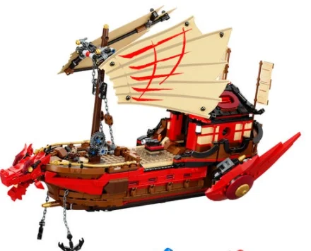 

X19007 Destiny's Bounty Boat Compatible 71705 Building Blocks Bricks Educational Children Toys Gifts