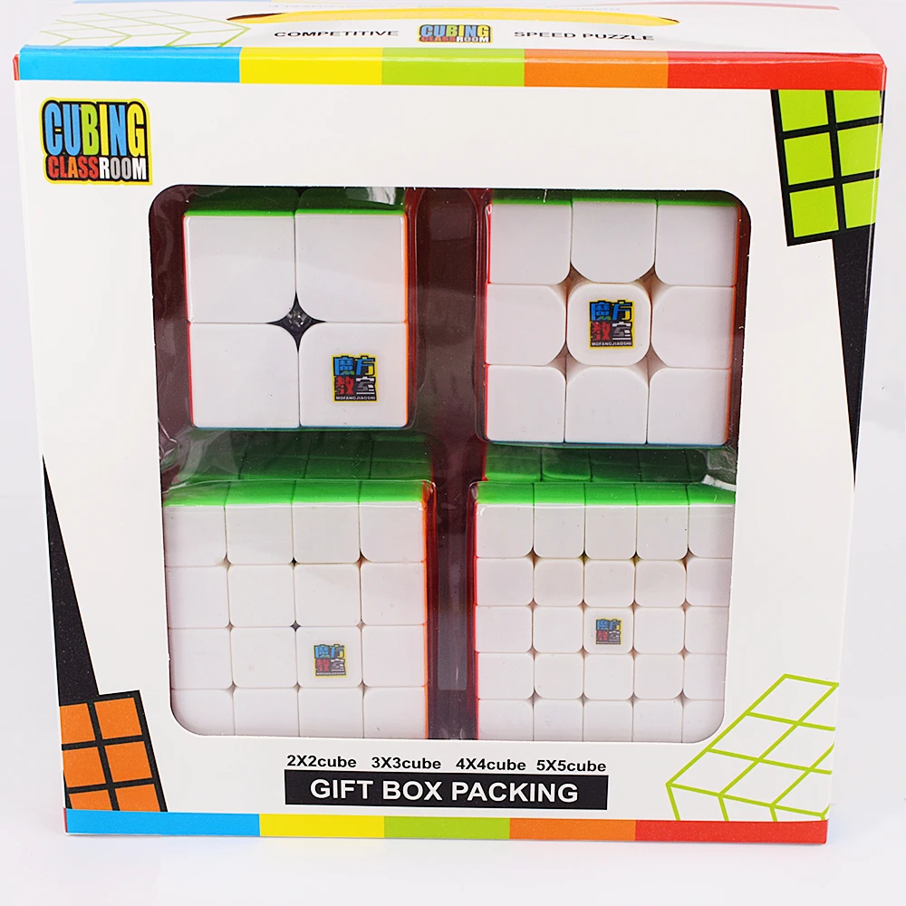 MoYu Yuhu, 2x2x2, 3x3x3, 4x4x4, 5x5x5 Комплект упаковка подарочная коробка кубатуры класс 2x2/oneplus 3/OnePlus x 3 4x4 5x5 магический куб Подарочная коробка MF2 MF3 MF4 MF5