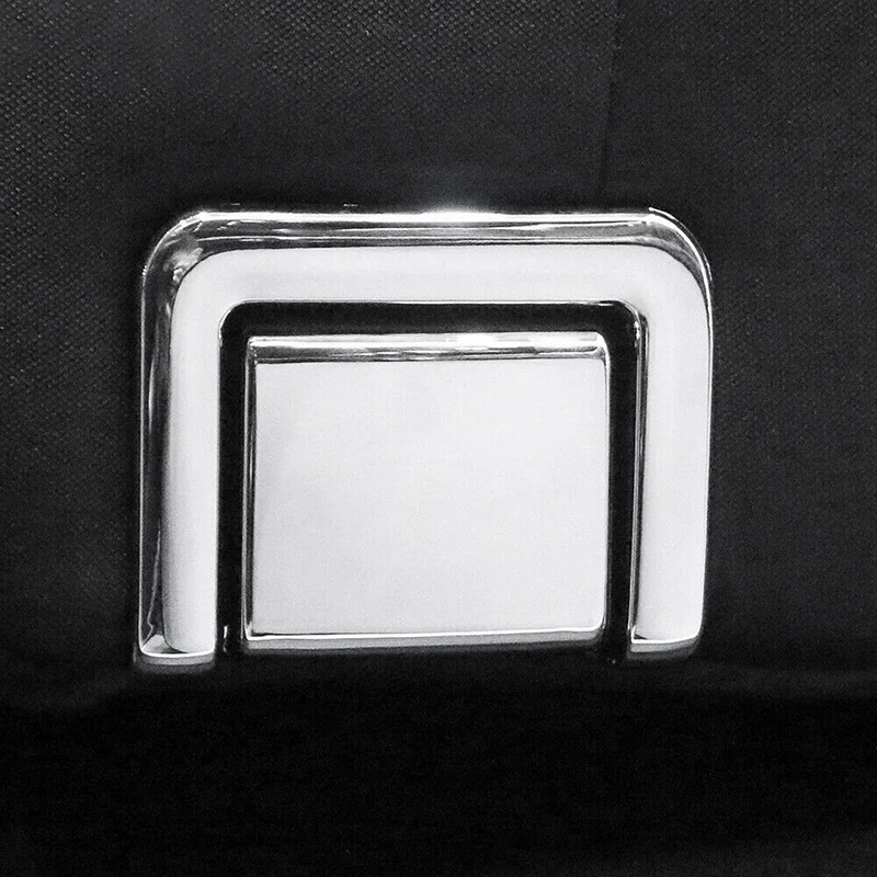 

ABS Chrome Rear Seat Handle Cover Trim Spanner Cover Decor for Toyota - 2014 2015 2016 2017 2018 2019 2020