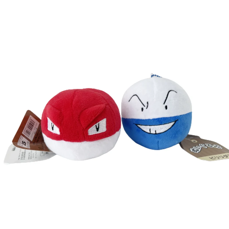 

Electrode Voltorb Plush Toy Pokemon stuffed Doll Peluche Ball Pendant Gift