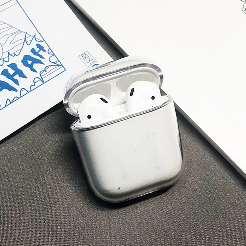 Милый беспроводной Чехол для наушников Iphone AirPods 1 и 2 пластиковый противоударный