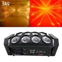 Brand new series disco 8X12W rotating head LED stage effect light spider stage beam light dj party christmas nightclub