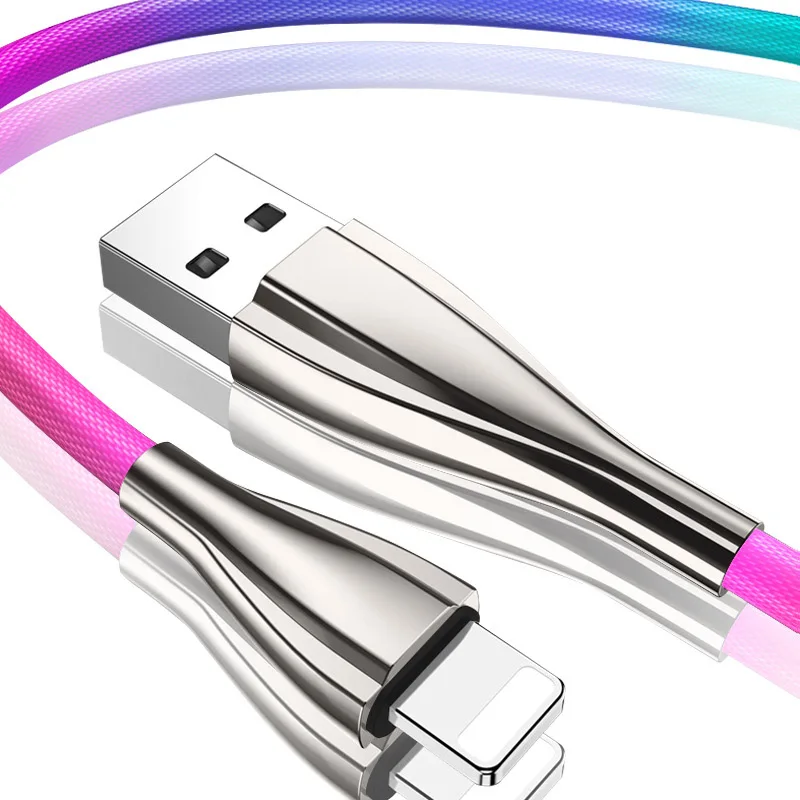 Cafele USB кабель для зарядки радужные кабели Micro usb type C Iphone Xiaomi samsung Android зарядное