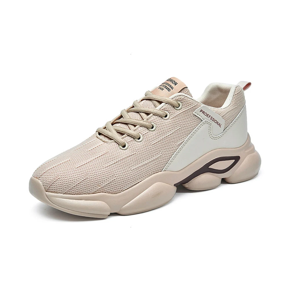 

New Mesh Men Sneakers Casual Lace-up Sneakers Breathable No-slip For Male Tennis Flying Weaving Tourist Leisure Sports Shoes