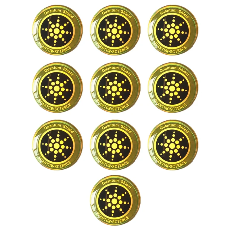 

10Pcs Emf Protection Sticker Anti Radiation Cell Phone Sticker for Phones iPad Laptop andAll Electronic Devices