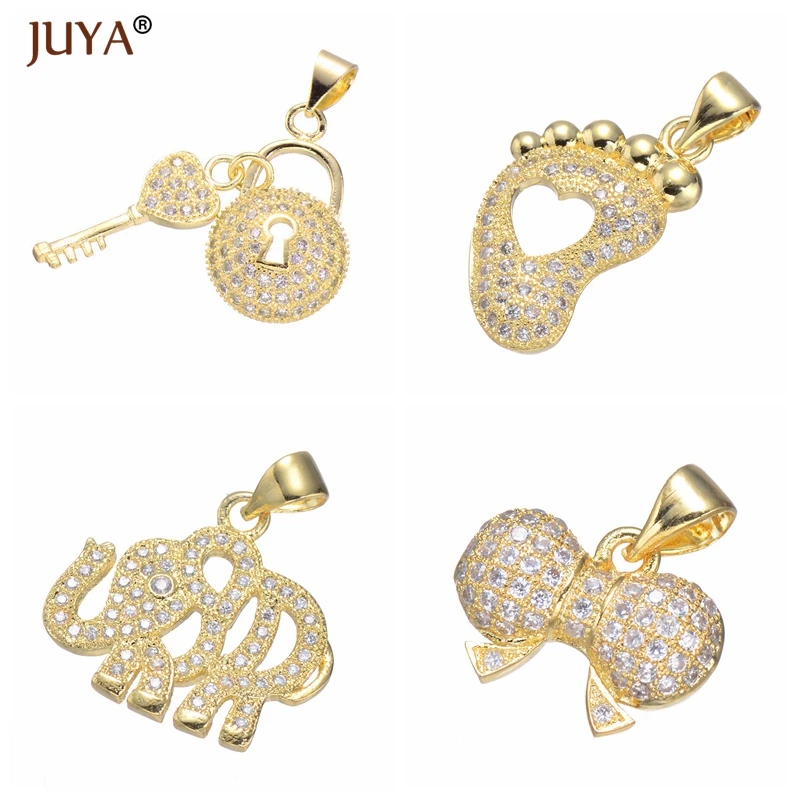 Juya 8 стилей модный Слон/замок и ключ/детская ножка/лук/Кот/клубника/доллар-кошелек/Подвески в виде рыбьей кости для изготовления ювелирных изделий