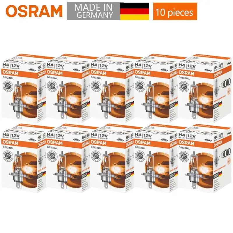 OSRAM Оригинальный H4 Автомобильная Галогенная Фара Авто Лампы Стандартные лампы 12