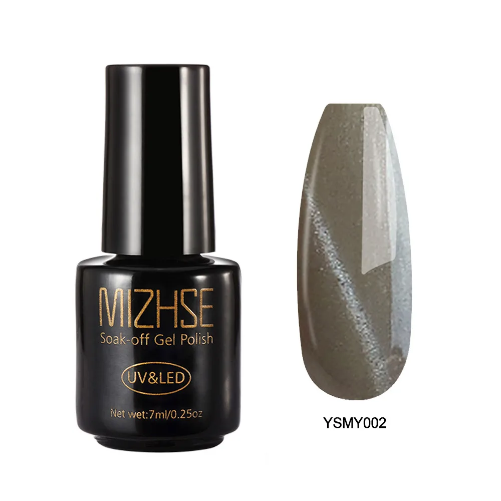 YSMY002 MIZHSE 5D Гель-лак для ногтей с эффектом «кошачий глаз» 7 мл кошачий глаз УФ-Гель-лак замочить от магнитной палочки лак для ногтей Дизайн ногтей Полупостоянный Светодиодный УФ-гель - Цвет: YSMY002