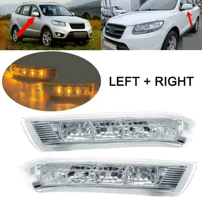 

Auto Side Mirror LED Turn Signal Light For Hyundai Santa Fe II 2007-2012 Side Reversing Blinker Indicator Lamp #876233J000