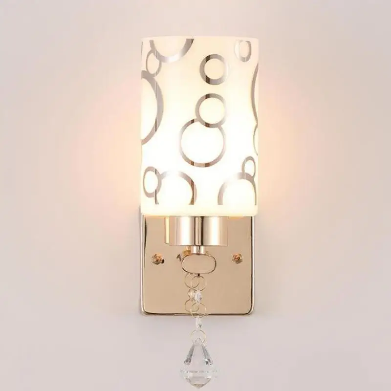 Романтическая прикроватная светодиодная настенная лампа современный простой