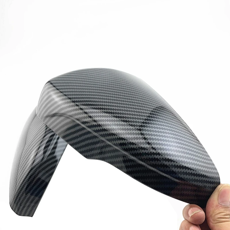 ABS углеродное волокно заднего вида Боковая дверь Зеркала Накладка для Ford Focus MK4 2019