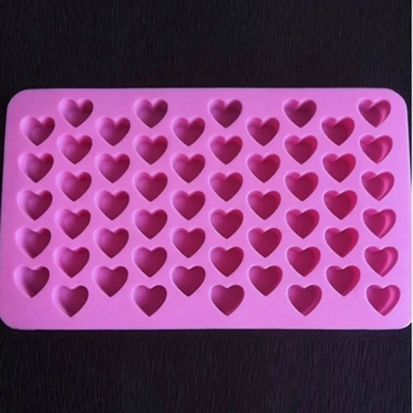 Silicone Heart Cake Chocolate Cookies Baking Mould Ice Cube Soap Mold Tray Pink Fashion Beautiful | Дом и сад