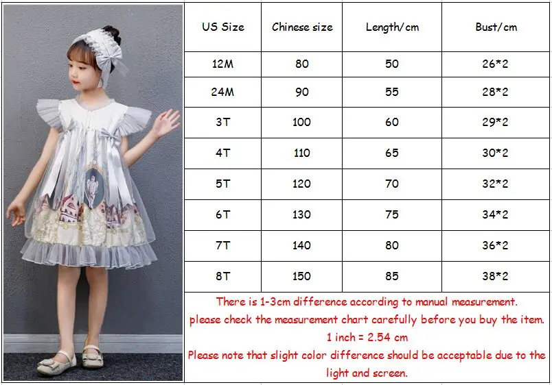 

Fashion Princess Dress Summer Flare Sleeve Lace A-line Toddler Girls Costume Cute Chidlren Clothes 1-8Y