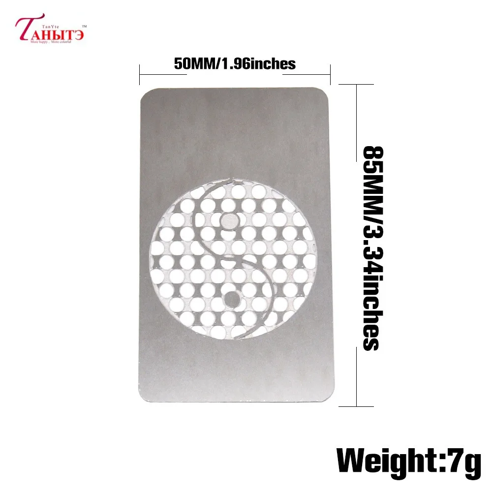 

1pc Pocket Weed Grinder Card Grinders Tobacco Crusher Herb Grinder Smoking Accessories Manual Mill Machine women gringer herb