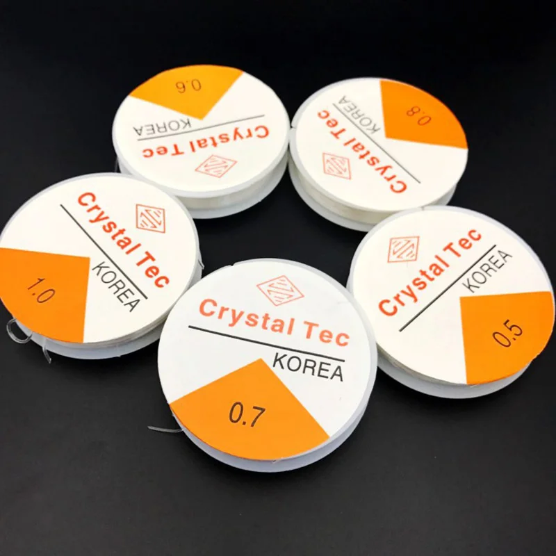 0 5 1 мм пластиковая кристальная рыболовная проволока с бисером растягивающийся