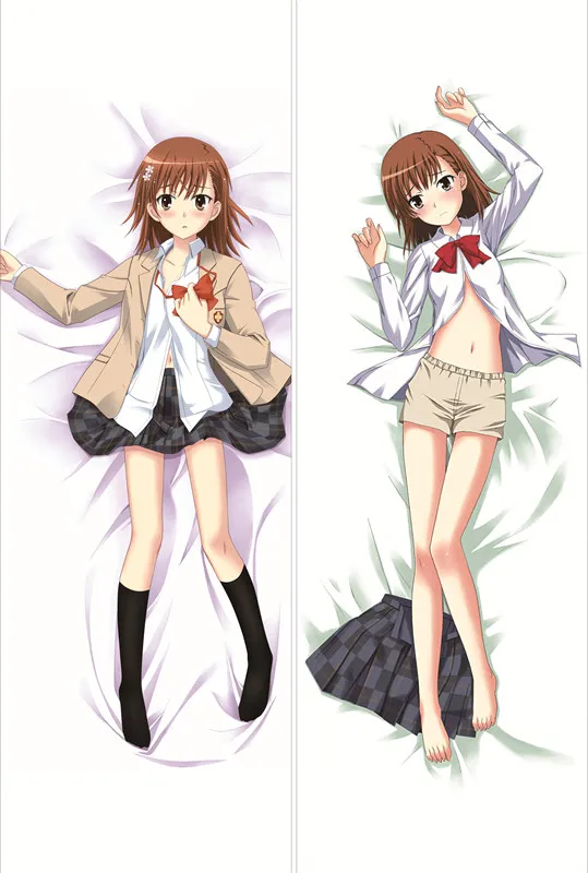 S7 Аниме некий научный Railgun Dakimakura Чехол персонаж Mikoto Misaka Bolster чехол Toaru Kagaku no Railgun Hugs чехол для подушки - Цвет: S7