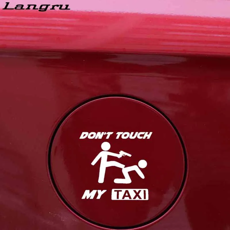 Langru Fun Don't Touch My Taxi Car Window Sticker Vinyl Decals Accessories Jdm | Автомобили и мотоциклы