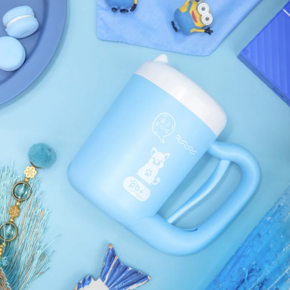 Blue A423 Портативная шайба для собак, для собак, кошек, собак, для чистки ног, инструмент для чистки, силиконовая шайба для собак, аксессуары для собак - Цвет: Blue A423