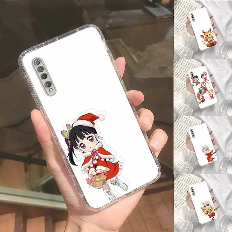 

Christmas Demon Slayer Phone Case Transparent For Xiaomi Redmi note 3 9 7 4 8 8T 10 CC9E 11ULTRA T lite PLAY pro 4G 5G