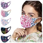 Маска-тюрбан для лица многоразовая, моющаяся, Пыленепроницаемая, из разноцветной ткани, с принтом, для взрослых