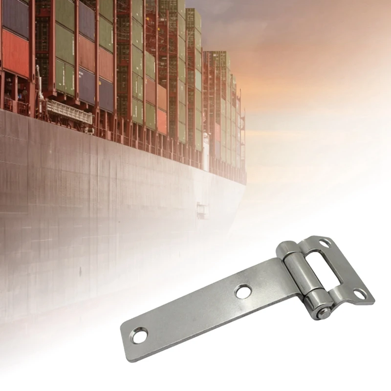 

1 Pair Stainless Steel T Type Container Hinges Deck Cabinet Door Hinge for Marine Boat Yacht Accessories