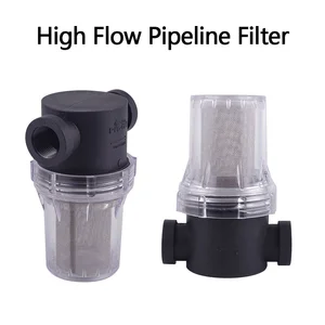garden pond 14inch 34inch inline mesh strainer water pump filter irrigation high flow pipeline filter 1 pcs free global shipping
