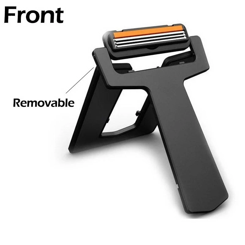 Portable Card Shaver Pocket Razor Safety with Mirror & Blades Men's Trimmer for Outdoor | Красота и здоровье